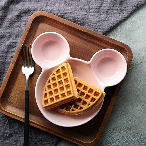 0843 Mickey Shaped Kids/Snack Serving Sectioned Plate - SkyShopy 0843 Mickey Shaped Kids/Snack Serving Sectioned Plate - SkyShopy